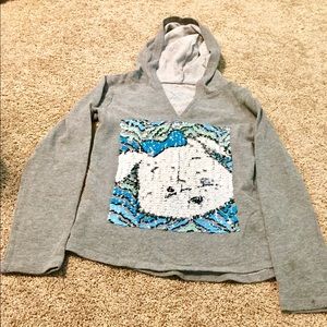 Girls Justice hoodie size 8.